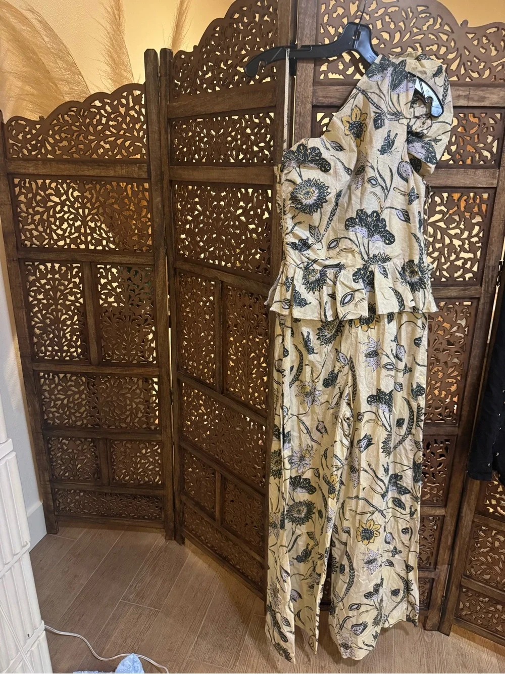 Ulla Johnson Solana Jumpsuit One Shoulder Wide Leg - Picture 4 of 4